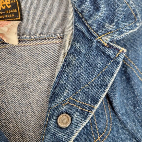 Lee Vintage Kids Blue Denim Jean Trucker Jacket - Picture 15 of 15
